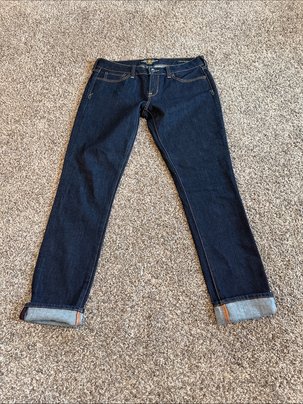 Lucky Brand Dark Indigo Lola Skinny Size 10/30